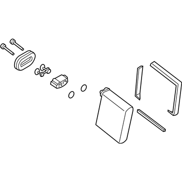 27410-3KA0D Infiniti A/C Evaporator Core Illustration 1 of 1