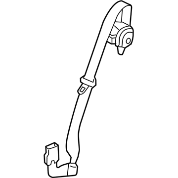 88854-1A68B Infiniti Rear Seat Tongue Belt Assembly Illustration 1 of 1