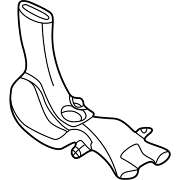 27833-5NA0A Infiniti Duct-Heater Floor,Rear LH Illustration 1 of 1