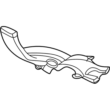 27832-5NA0A Infiniti Duct-Heater Floor,Rear RH Illustration 1 of 1