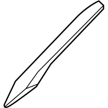 Infiniti 76911-1A68A GARNISH Assembly-Front Pillar, RH 76911-1A68A Infiniti GARNISH Assembly-Front Pillar, RH Illustration 1 of 1