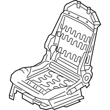 87155-5CC0C Infiniti Frame & Adj Assembly-Fr Seat, LH Illustration 1 of 1