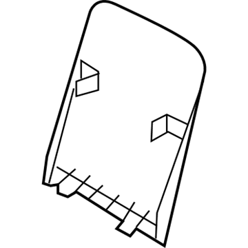 Infiniti 87690-6JB0B Front Seat Back Board Assembly 87690-6JB0B Infiniti Front Seat Back Board Assembly Illustration 1 of 1