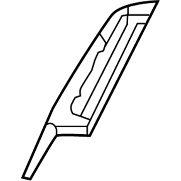 802D2-5DA1A Infiniti Cover Front Door SASH, RH Illustration 1 of 1