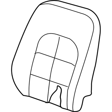 87660-5DB1E Infiniti Trim & Pad Assy-Back,Front Seat LH Illustration 1 of 1