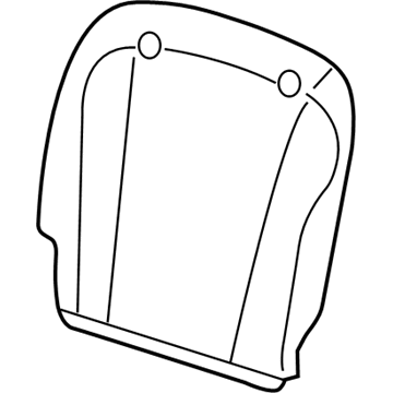 87640-HW00A Infiniti Front Seat Back Board Assembly Illustration 1 of 1