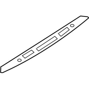 Infiniti K0816-1A66A FINISHER Assembly-Back Door,Center Upper K0816-1A66A Infiniti FINISHER Assembly-Back Door,Center Upper Illustration 1 of 1