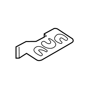 H5240-5NAMA Infiniti RETAINER - Rr Bumper, Upper Illustration 1 of 1