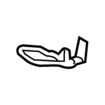 88692-5DA2B Infiniti Striker Assy-Rear Seat,LH Illustration 1 of 1