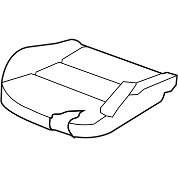 Infiniti 87310-5DC1A Trim&Pad Assembly-Front Seat Cushion, LH