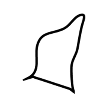 87661-5DC0A Infiniti Pad Assy-Back,Front Seat,LH Illustration 1 of 1