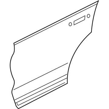 H2153-5NAMA Infiniti Panel - Rear Door, Outer LH Illustration 1 of 1