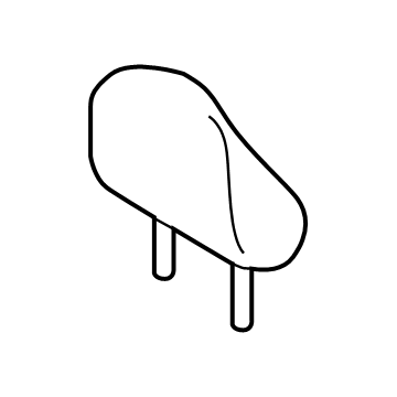 86430-5NB0B Infiniti Rear Seat Headrest Assembly Illustration 1 of 1