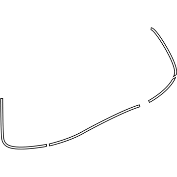 90372-6GW0A Infiniti Moulding-Back Door,Lower Illustration 1 of 1