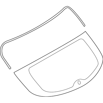 90300-5NA0A Infiniti Glass-Back Door Window Illustration 1 of 1