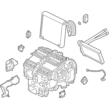 27110-5NA0A Infiniti Front Heating Unit Assembly Illustration 1 of 1