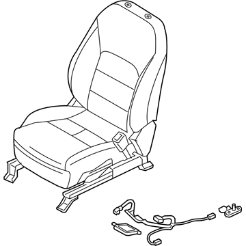 Infiniti 87000-5NB0B Seat Assembly-Front, RH
