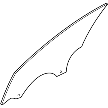 80313-5NA0A Infiniti Glass-Front Door Window,LH Illustration 1 of 1