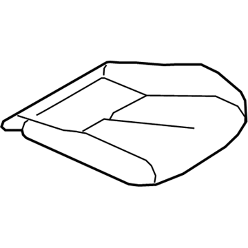 87310-5CA3E Infiniti Front Seat Cushion Trim & Pad Assembly Illustration 1 of 1