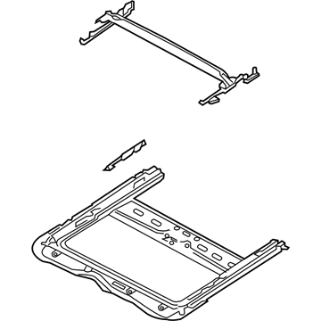 91306-1A68A Infiniti Rail Complete-SUNROOF Illustration 1 of 1
