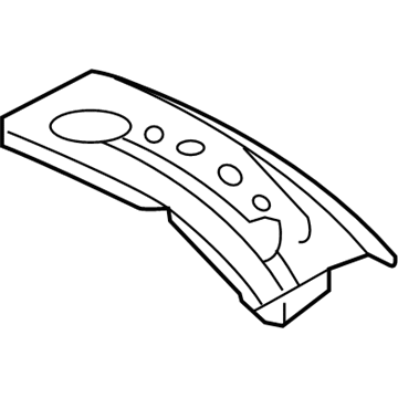 Infiniti G3230-5NAMA Rail-Roof,Rear G3230-5NAMA Infiniti Rail-Roof,Rear Illustration 1 of 1