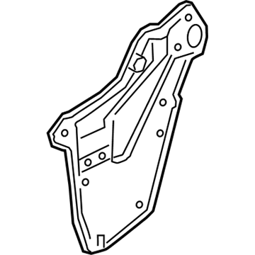 Infiniti 80145-5NA0A Frame-Front Door Inner,LH 80145-5NA0A Infiniti Frame-Front Door Inner,LH Illustration 1 of 1