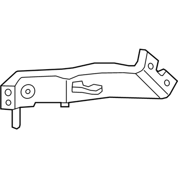 Infiniti 76655-5NA0A Bracket-Rear Side Trim,LH 76655-5NA0A Infiniti Bracket-Rear Side Trim,LH Illustration 1 of 1