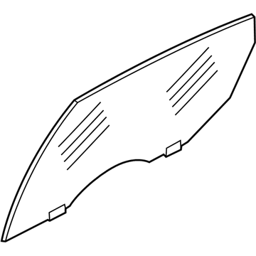 82300-5NA2A Infiniti Glass Assy-Rear Door Window,RH Illustration 1 of 1