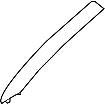 76911-5NA1A Infiniti Front Pillar Garnish Assembly Right Hand Illustration 1 of 1