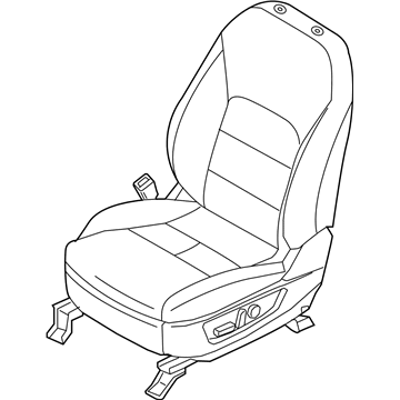 Infiniti 87050-5NB4B Seat-Front LH