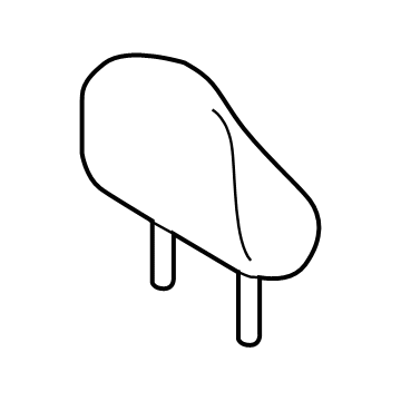 86430-5NB0A Infiniti Rear Seat Headrest Assembly Illustration 1 of 1