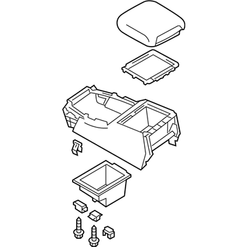 Infiniti 96910-6GW5A Box Assy-Console,Front Floor
