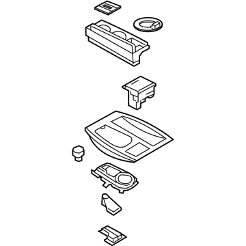 K6941-1A64B Infiniti Console Indicator Finisher Illustration 1 of 1