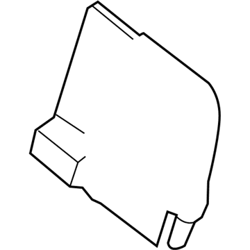 88661-9NF0A Infiniti Pad Assembly - 2ND Seat Back, LH Illustration 1 of 1