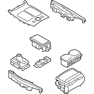 K6941-1A69B Infiniti Console Indicator Finisher Illustration 1 of 1