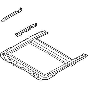 91350-5CA1C Infiniti Sunroof Rail Assembly Illustration 1 of 1
