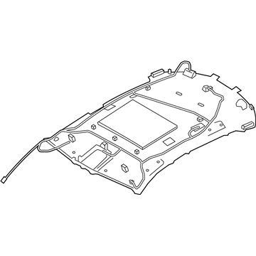 739B0-5NB0A Infiniti Roof Trim Module Assembly Illustration 1 of 1