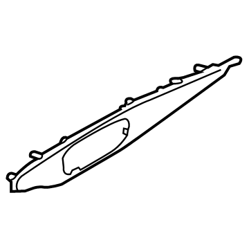 Infiniti 809C1-4GA2A FINISHER Assembly-Inside Handle,LH 809C1-4GA2A Infiniti FINISHER Assembly-Inside Handle,LH Illustration 1 of 1