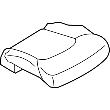 Infiniti H7320-1A69D Front Seat Cushion Trim Assembly H7320-1A69D Infiniti Front Seat Cushion Trim Assembly Illustration 1 of 1