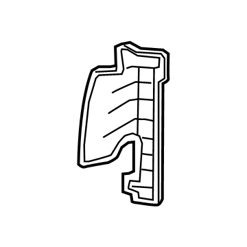 21559-5NA0A Infiniti Air Guide-Radiator Side,LH Illustration 1 of 1