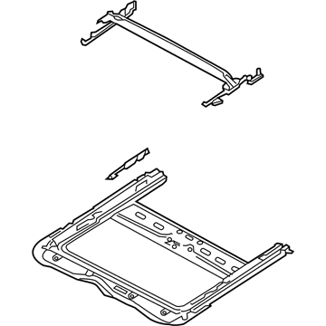 91306-3JA3A Infiniti Rail Complete-SUNROOF Illustration 1 of 1