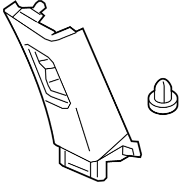 Infiniti 76934-6JL0A Finisher Assy-Luggage Rear Pillar,RH