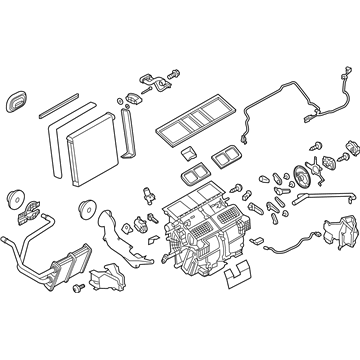 27110-6HN0A Infiniti Front Heating Unit Assembly Illustration 1 of 1