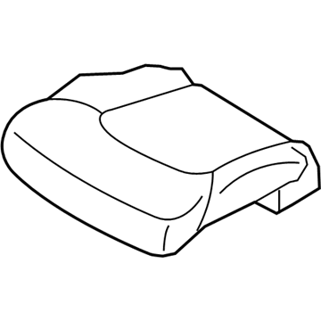 H7370-1A72C Infiniti Front Seat Cushion Cover Assembly Illustration 1 of 1