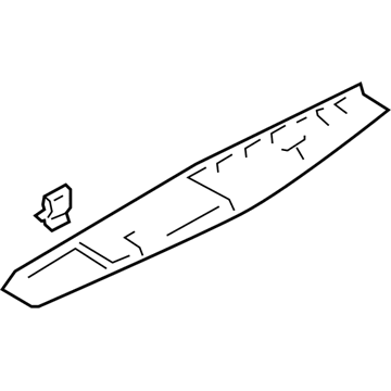 90904-6JL0A Infiniti GARNISH Assembly-Back Door Top Illustration 1 of 1