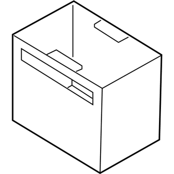 24431-6JR0A Infiniti Battery Cover Illustration 1 of 1