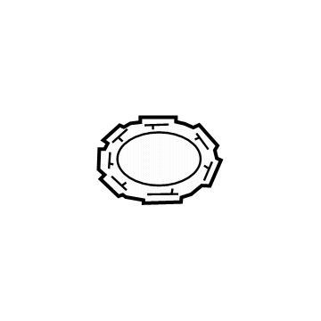 Infiniti 17343-4KH0A PLATE-LOCK,FUEL GAUGE 17343-4KH0A Infiniti PLATE-LOCK,FUEL GAUGE Illustration 1 of 1