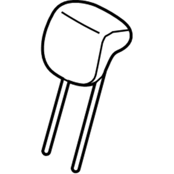 H6480-1A72B Infiniti Headrest Assy-3RD Seat Illustration 1 of 1