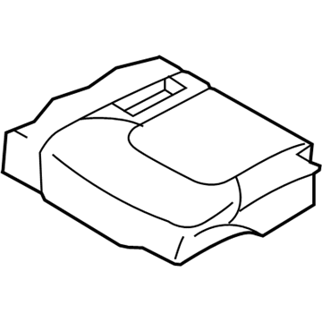 89370-6GW1E Infiniti Trim Assembly-Cushion,3RD Seat LH Illustration 1 of 1