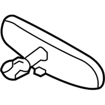 2021 Infiniti Q50 Car Mirror - 96321-9DJ1A